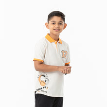 Load image into Gallery viewer, Boys Off-White Polo Shirt
