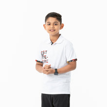 Load image into Gallery viewer, Boys White Polo T-Shirt
