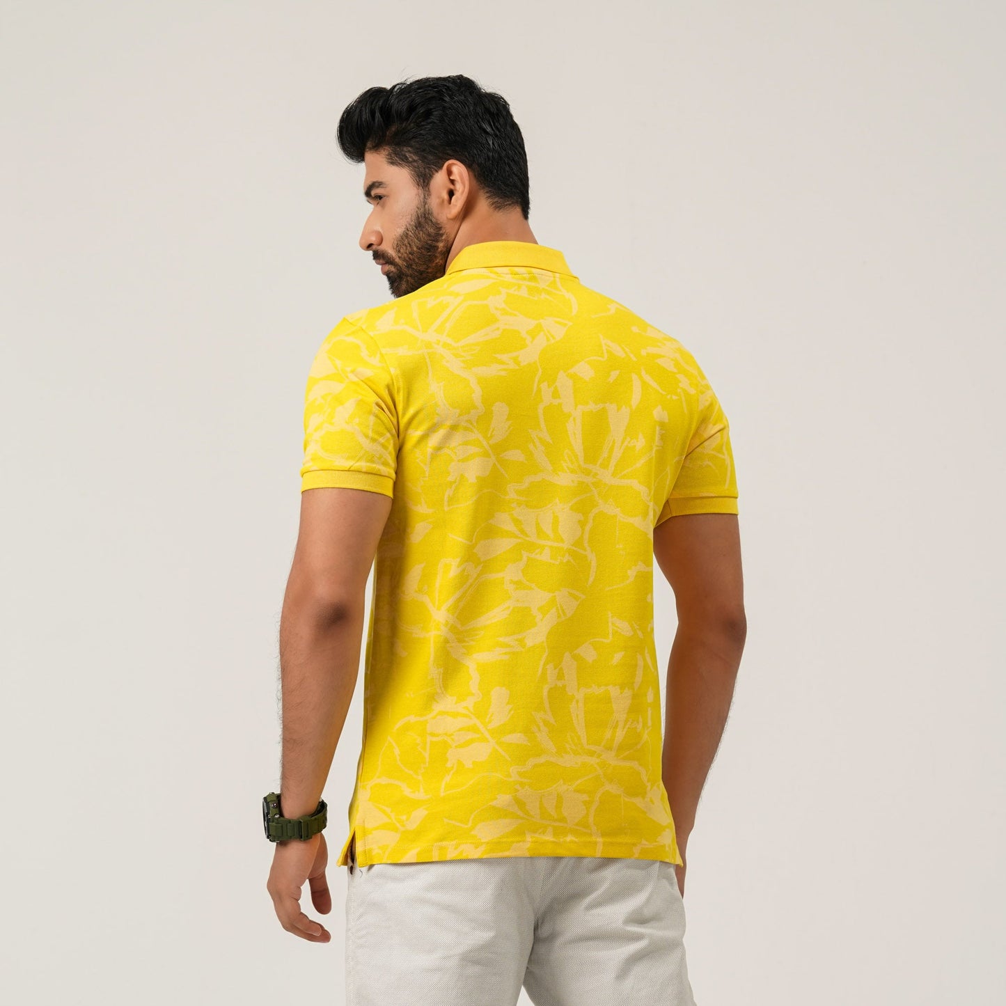 Mens Mustard Polo