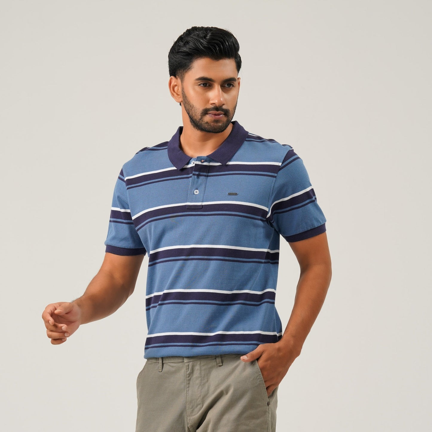Mens Navy Polo