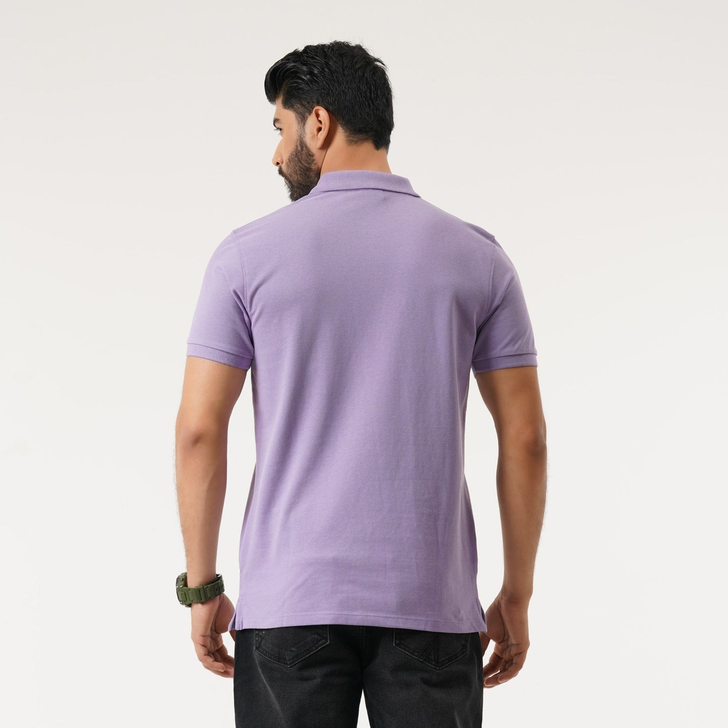 Mens Lavender Polo Shirt