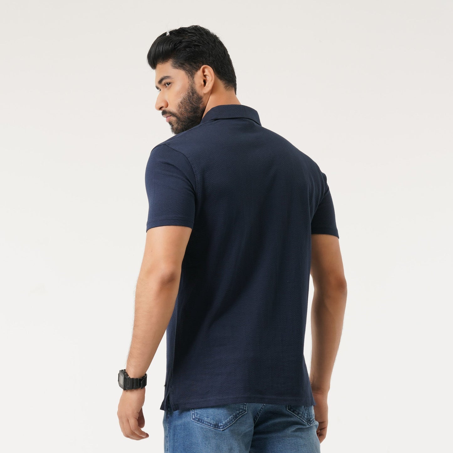 Mens Navy Polo T-Shirt