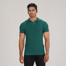 Load image into Gallery viewer, Men&#39;s Green Sweater Polo
