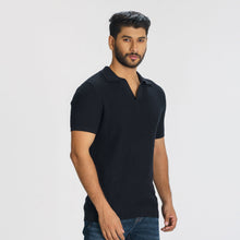 Load image into Gallery viewer, Men&#39;s Black Sweater Polo
