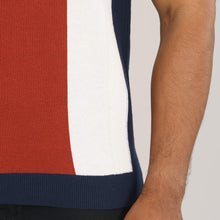 Load image into Gallery viewer, Men&#39;s Striped Polo Sweater
