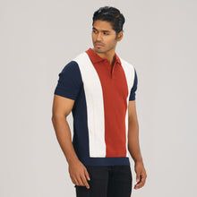 Load image into Gallery viewer, Men&#39;s Striped Polo Sweater
