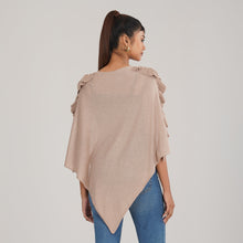 Load image into Gallery viewer, LADIES PONCHO-BEIGE
