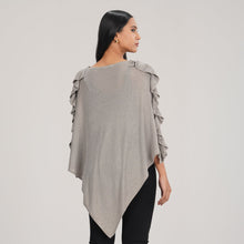 Load image into Gallery viewer, LADIES PONCHO-GREY
