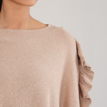 Load image into Gallery viewer, LADIES PONCHO-BEIGE
