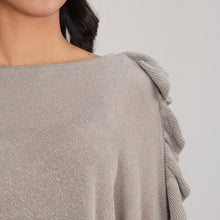 Load image into Gallery viewer, LADIES PONCHO-GREY
