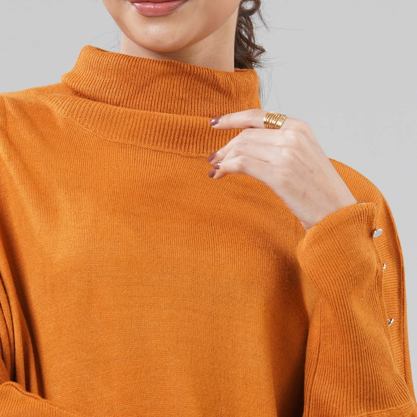 Women's Brown Poncho