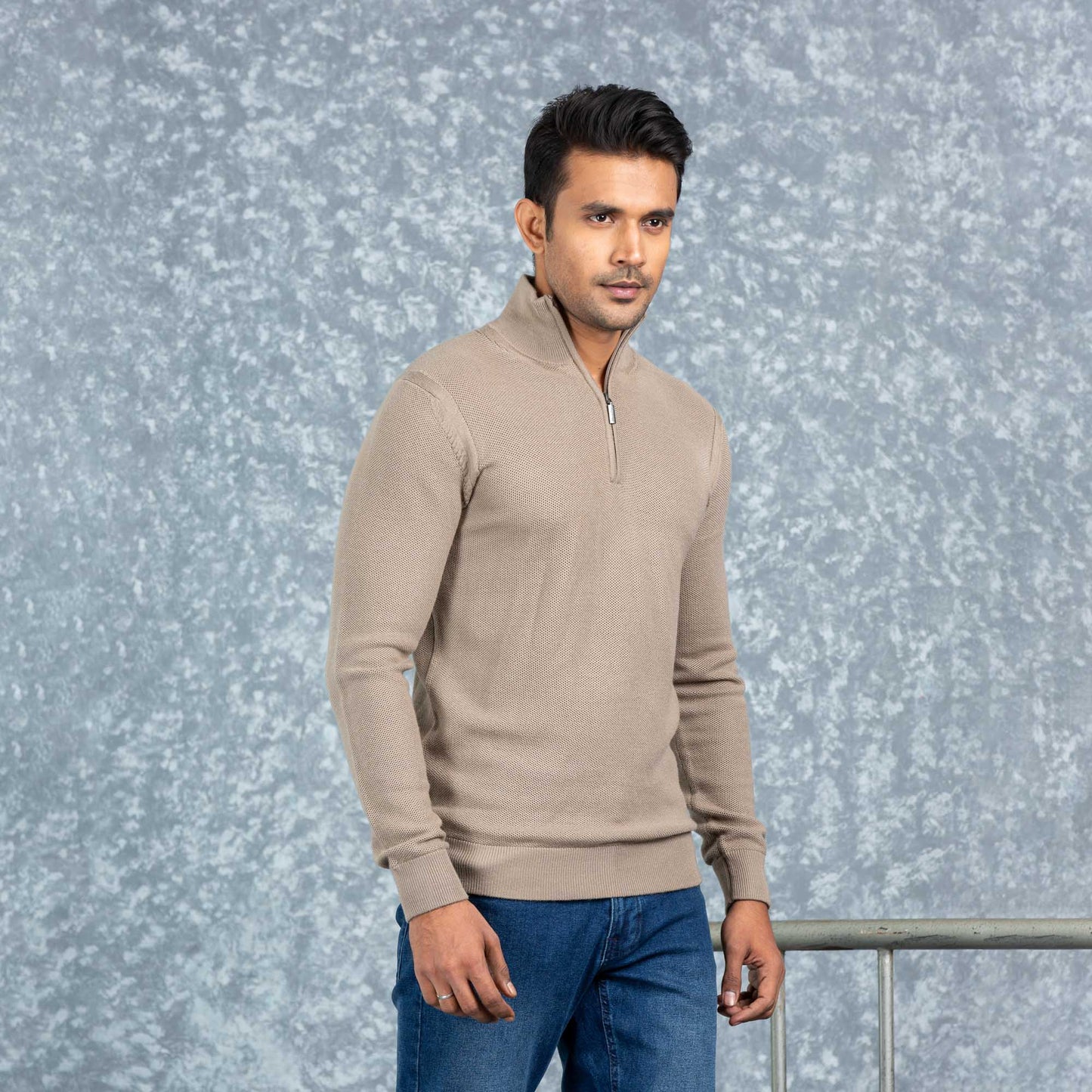 Mens Pullover- Beige