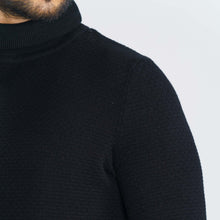 Load image into Gallery viewer, Men&#39;s Black High Neck Pullover
