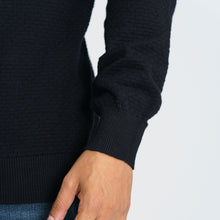 Load image into Gallery viewer, Men&#39;s Black High Neck Pullover
