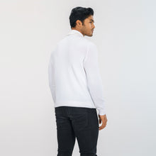 Load image into Gallery viewer, Men&#39;s White High Neck Pullover
