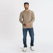 Load image into Gallery viewer, Men’s Beige Knitted Pullover
