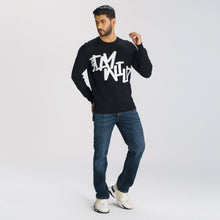 Load image into Gallery viewer, Men’s Black/White Sweater Pullover
