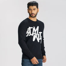 Load image into Gallery viewer, Men’s Black/White Sweater Pullover
