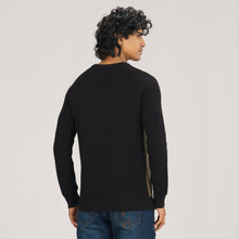 Load image into Gallery viewer, Men&#39;s Black &amp; Olive Sweater Pullover
