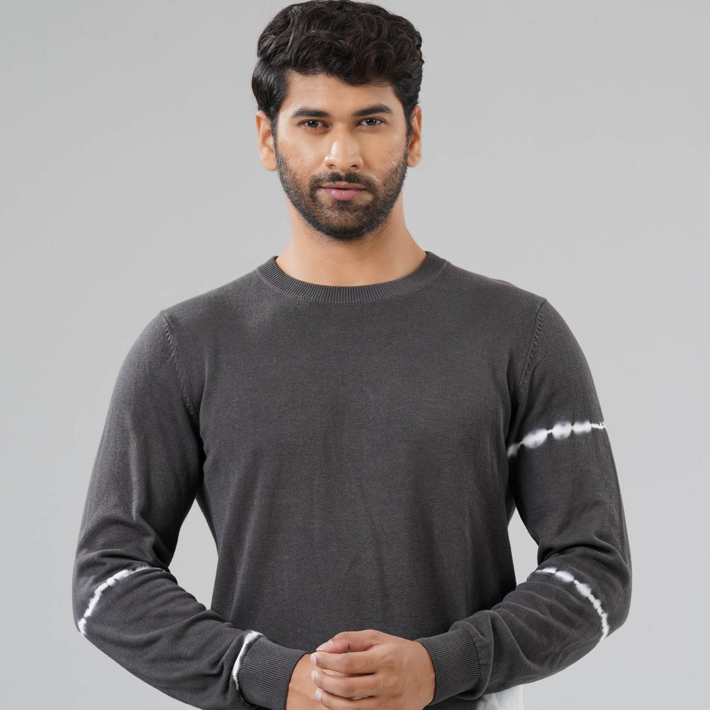 Mens Grey Sweater Pullover