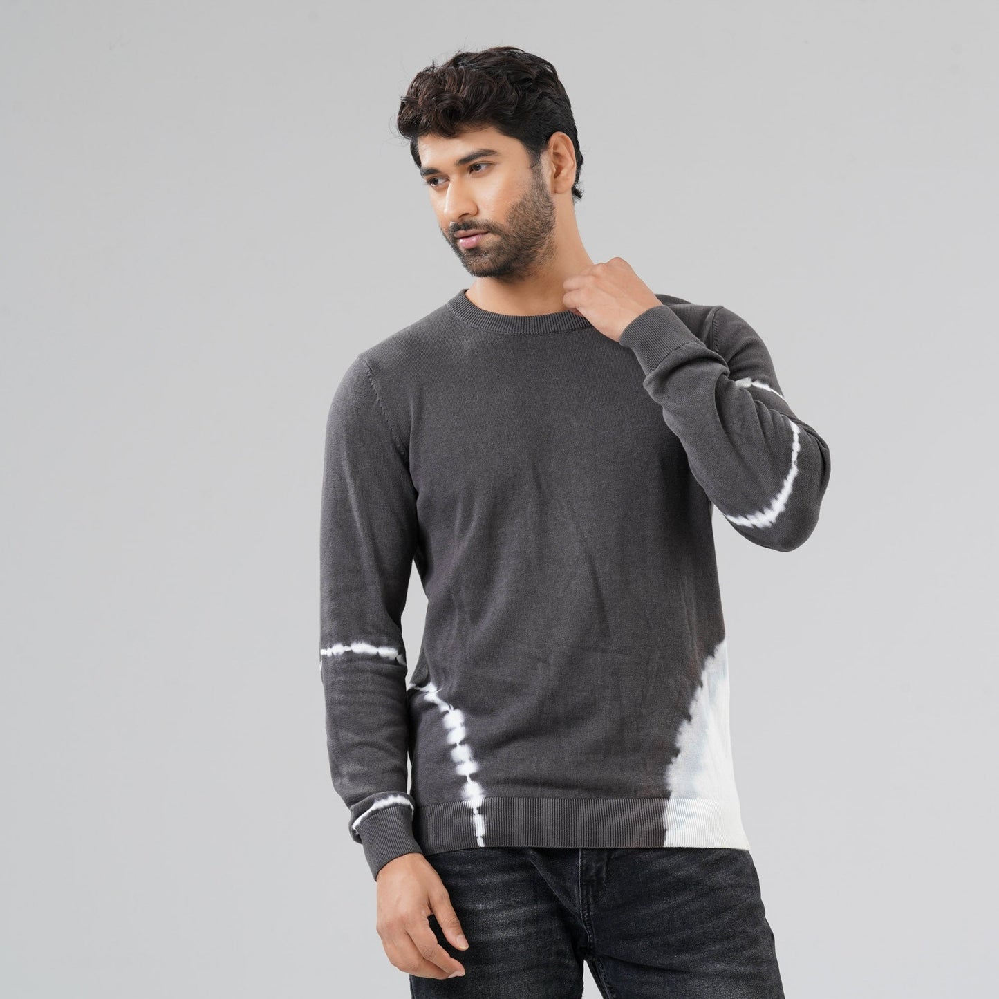 Mens Grey Sweater Pullover