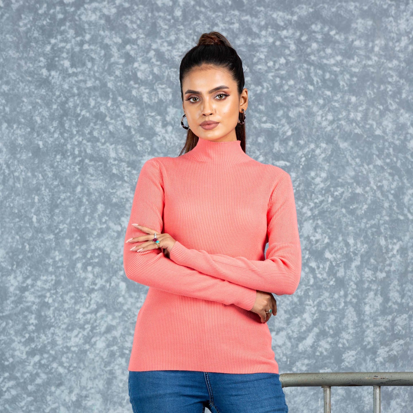 LADIES PULLOVER- PINK