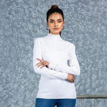 Load image into Gallery viewer, LADIES PULLOVER- WHITE
