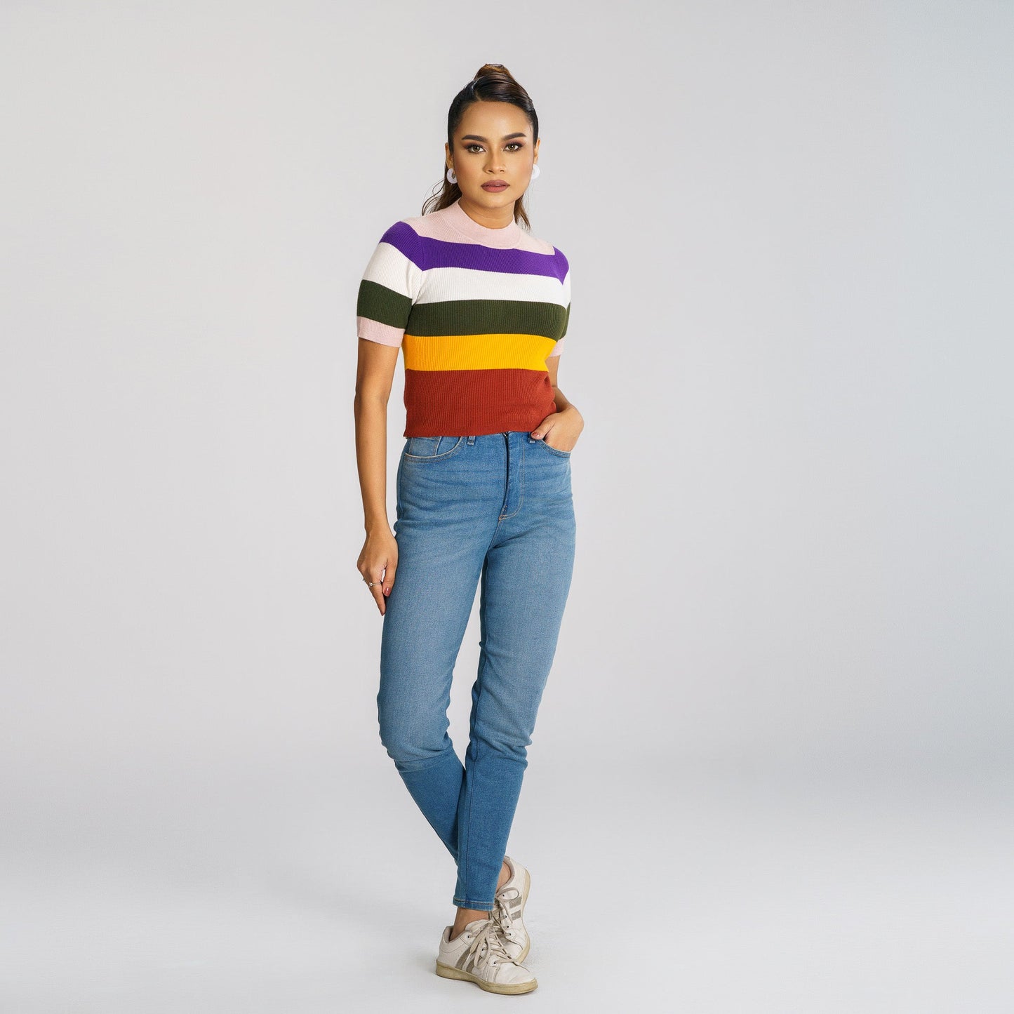 Women Multicolor Pullover