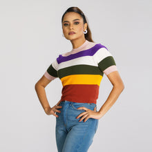 Load image into Gallery viewer, Women Multicolor Pullover
