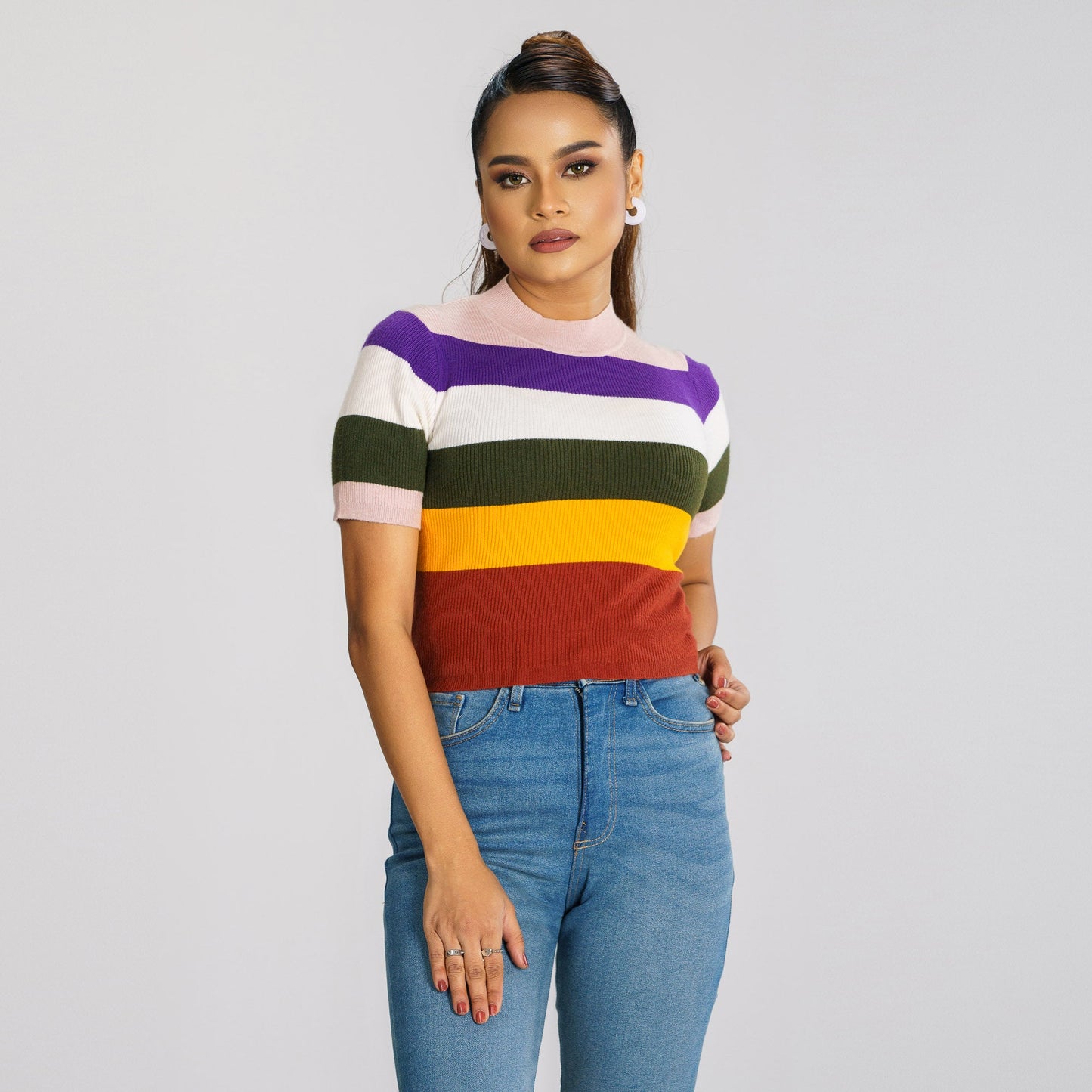 Women Multicolor Pullover