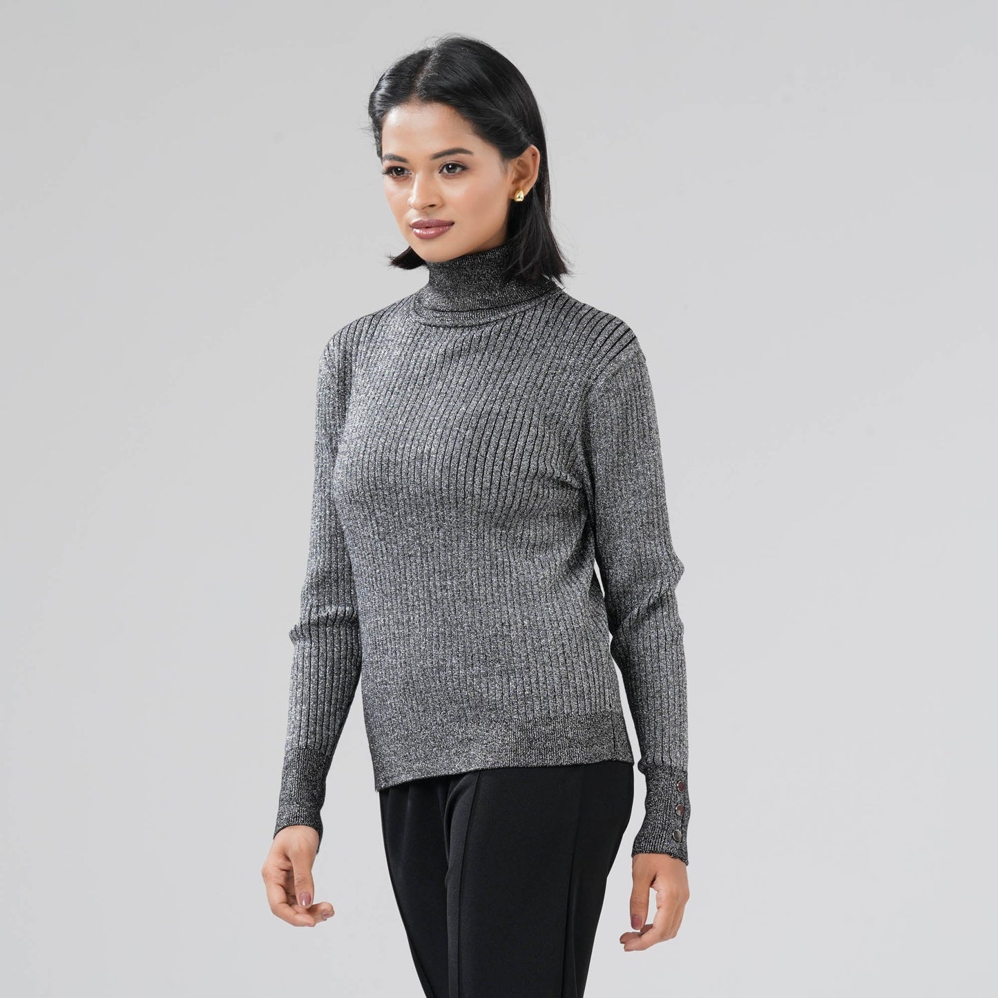 Women's Black Sweater Pullover