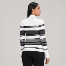 Load image into Gallery viewer, Women’s White &amp; Black Pullover
