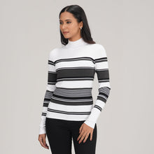 Load image into Gallery viewer, Women’s White &amp; Black Pullover
