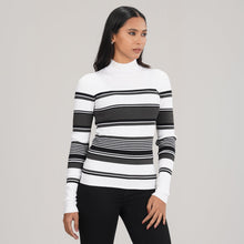 Load image into Gallery viewer, Women’s White &amp; Black Pullover
