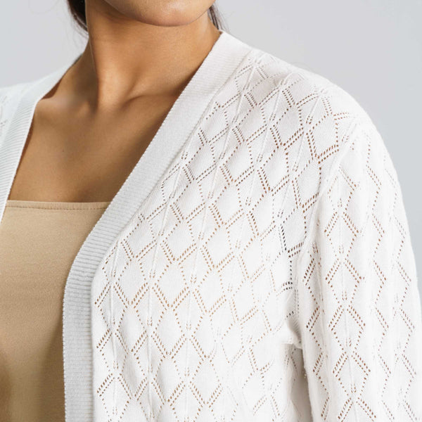 Women’s White Sweater Shrug