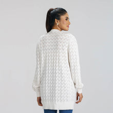 Load image into Gallery viewer, Women’s White Sweater Shrug
