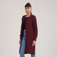 Load image into Gallery viewer, Women’s Maroon Sweater Shrug
