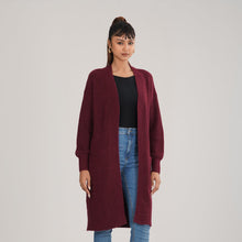 Load image into Gallery viewer, Women’s Maroon Sweater Shrug
