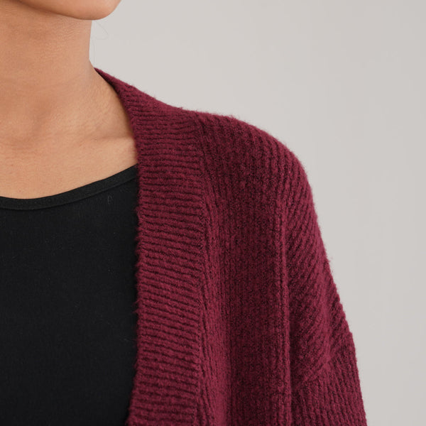 Women’s Maroon Sweater Shrug