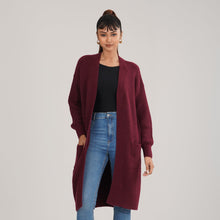 Load image into Gallery viewer, Women’s Maroon Sweater Shrug
