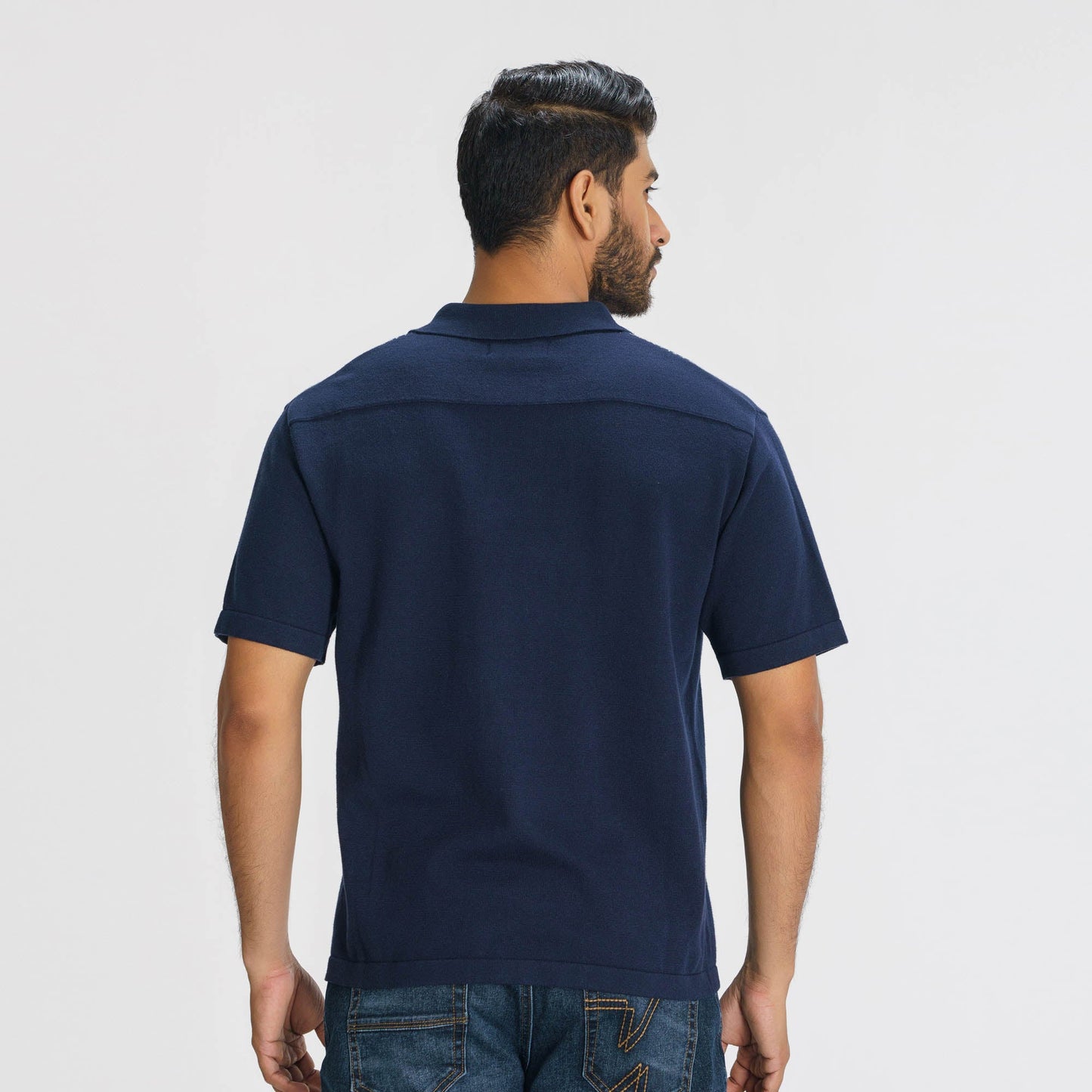 Men's Navy Sweater Shirt
