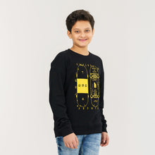 Load image into Gallery viewer, Boys Black Sweatshirt
