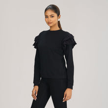 Load image into Gallery viewer, Womens Black Sweatshirt
