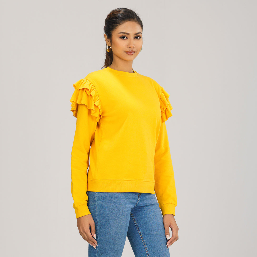 Womens Mustard Sweatshirt