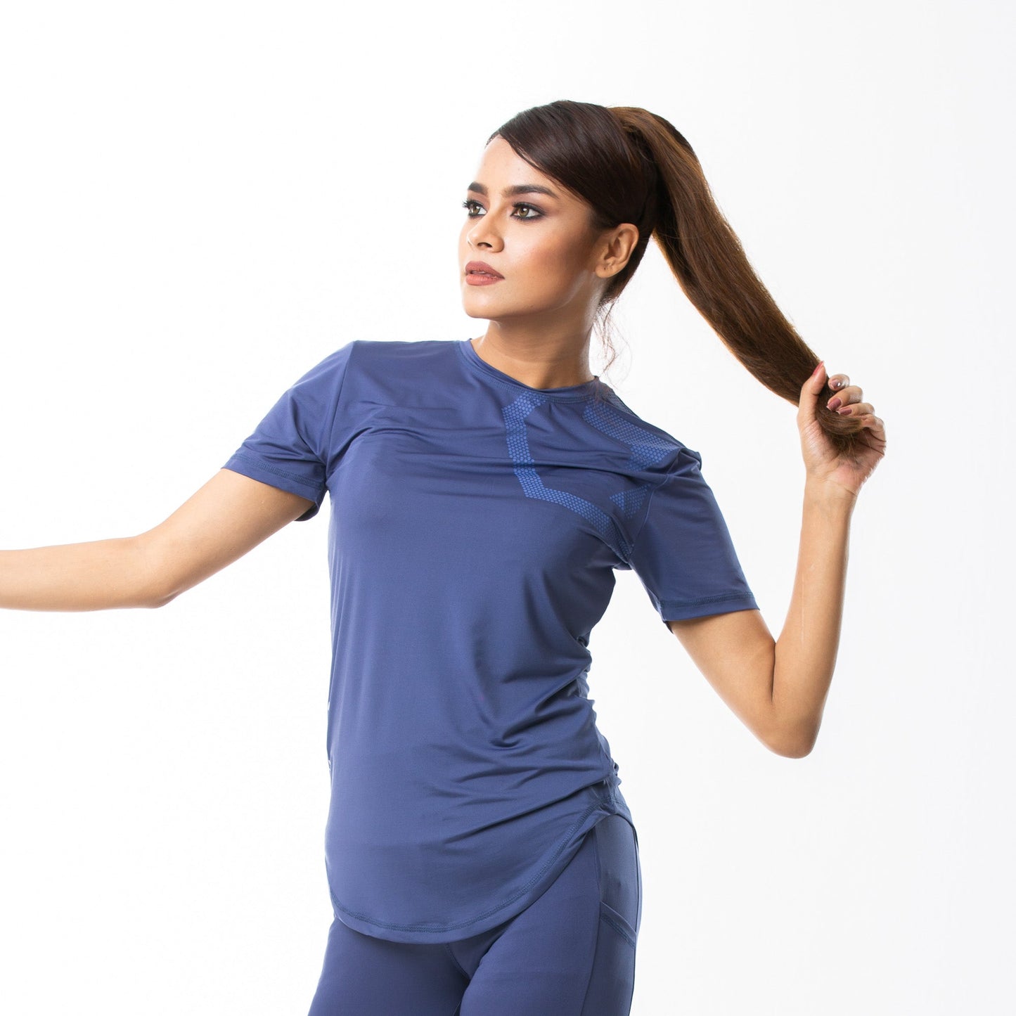 Womens Blue Active T-Shirt