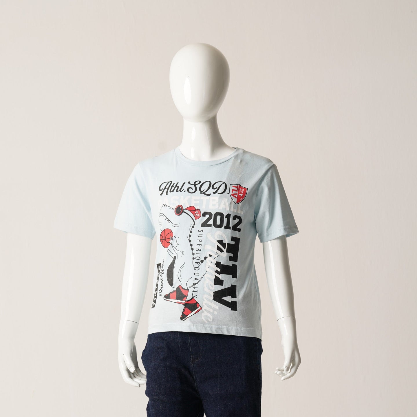 BOYS T- SHIRT-SKY BLUE