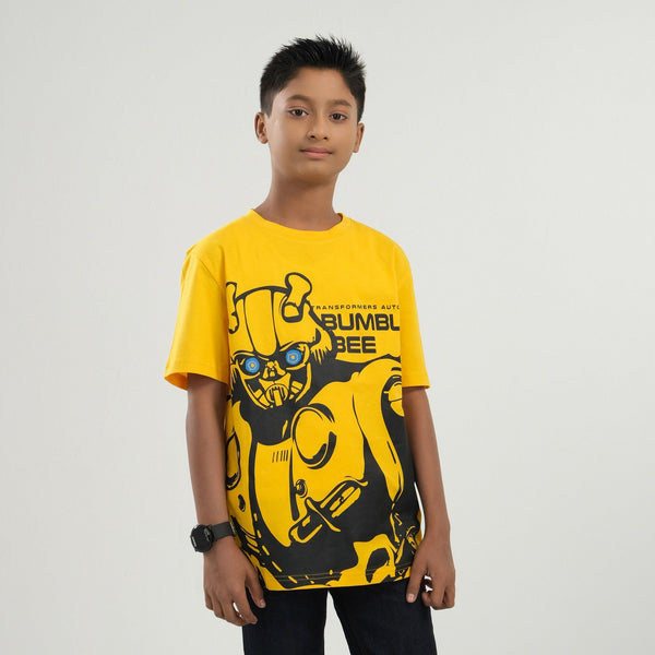 Boys Bright Yellow Tee