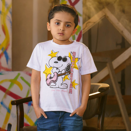 Baby Boys White T-Shirt