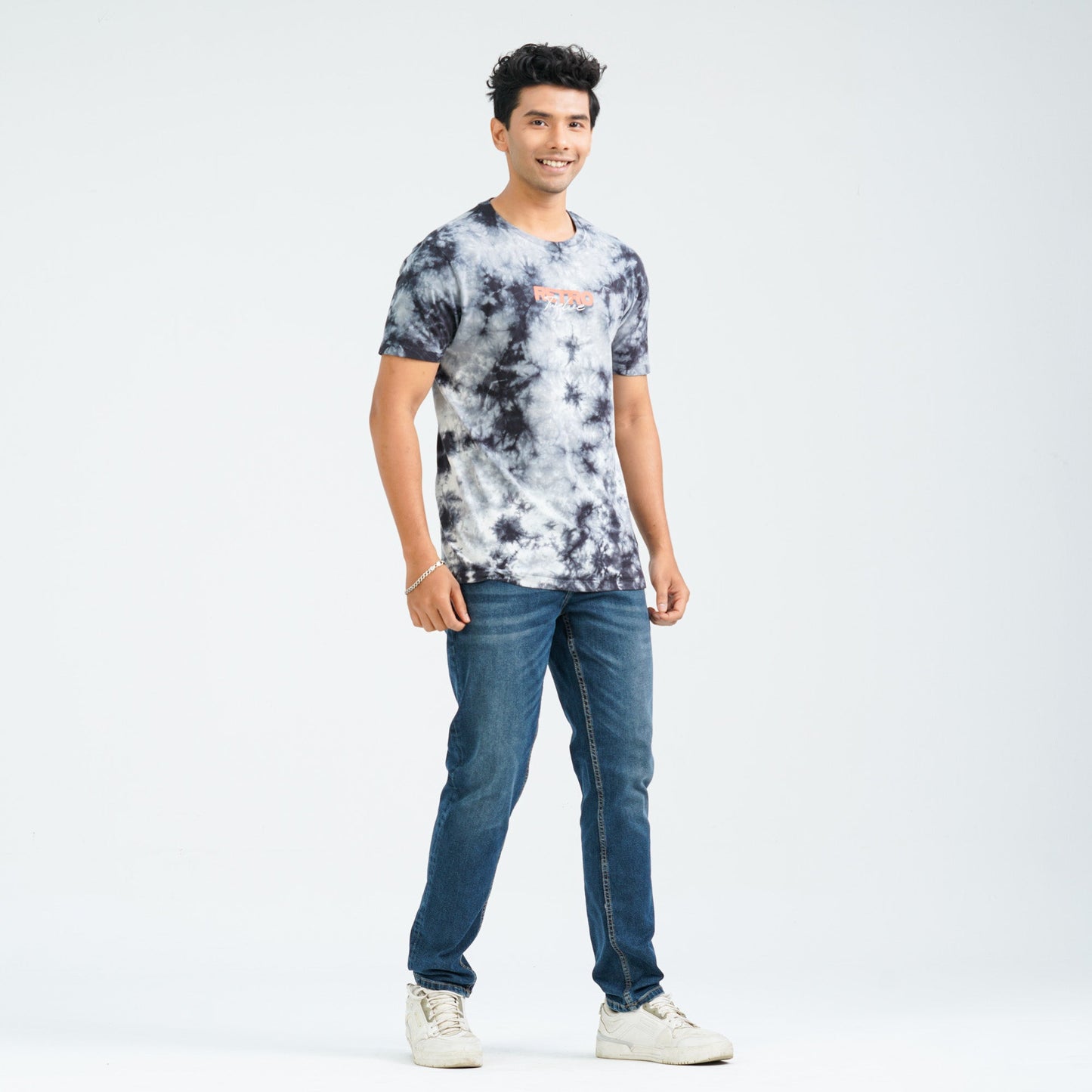 Men's Gray Cotton T-Shirt