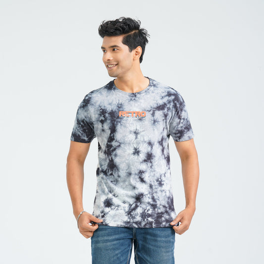 Men's Gray Cotton T-Shirt